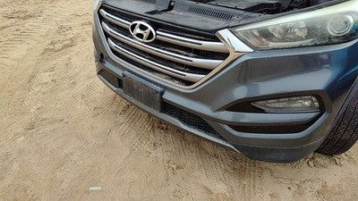 2016-2018 Hyundai Tucson Front Bumper Cover Assembly Oem Coliseum Grey Z56