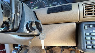 1990-1993 Grand Prix Lower Dash Under Column Knee Bolster Trim Panel Tan 2 Door
