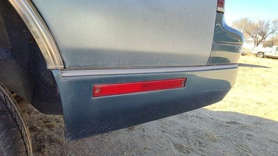 1988-1991 Olds Cutlass Cierra Rear Bumper Cover Assembly Oem Back Blue 14087739