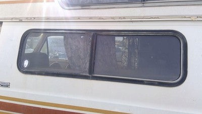 1975-1984 Ford Van E250 Driver Left Rear Quarter Glass Back Side Window Oem