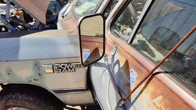1982-1987 Dodge Ram W150 Driver Left Side Mirror Door Mounted Oem 4216040