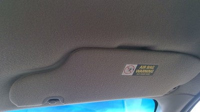 1998 Mercury Sable Passenger Right Sun Visor Oem Gray N2