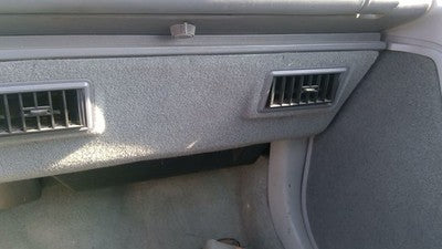 88-92 2 Door Passenger Lower Dash Under Column Knee Bolster Trim Panel Gray