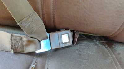 1976 Silverado C10 Passenger Right Front Seat Belt Buckle Receiver Oem Brown