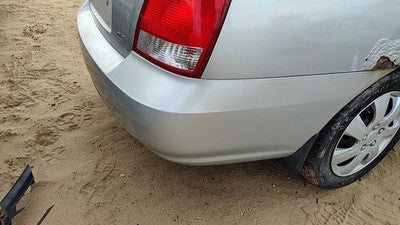 2001-2003 Hyundai Elantra Rear Bumper Cover Assembly Oem Back Silver 866102D000
