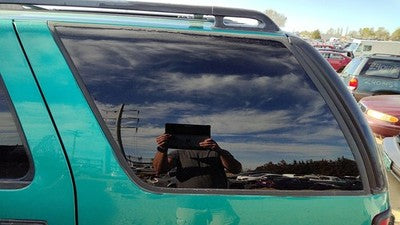 1995-05 S10 Blazer Driver Left Rear Quarter Glass Back Side Window Oem 15766469