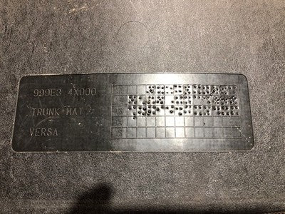 2014 Nissan Versa Rear Trunk Carpet Liner Oem Back Compartment Cover Mat