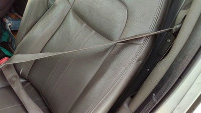 11-14 Chevy Express Van Driver Left Front Seat Belt Retractor Shoulder Gray 93W
