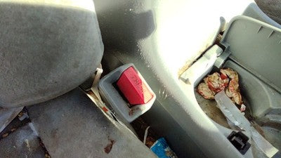 1997 Honda Accord Passenger Right Front Seat Belt Buckle Receiver Oem Gray