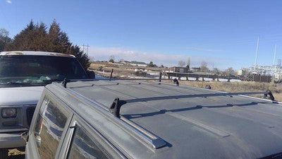 1985 Jeep Cherokee Luggage Rack Cross Bars Only Oem Roof