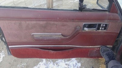 1985 Jeep Cherokee Driver Left Front Inside Door Trim Panel Only Oem 2 Dr Red
