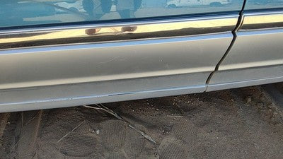 99-03 Ford Windstar Driver Left Front Moulding From Door Trim Strip Blue Lv Ts