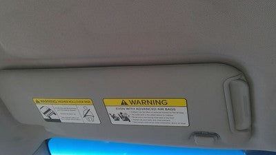 2011-2015 16 Kia Sportage Driver Left Sun Visor Oem 852103W130ed