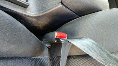 06-09 Mazda 3 Driver Left Front Seat Belt Buckle Receiver Oem Black Br6