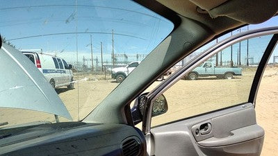 05 Town & Country Passenger Right A Pillar Trim Windshield Post Panel Gray Sld5