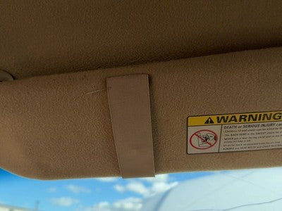 1999 Ford F150 Driver Left Sun Visor Oem Tan Ex