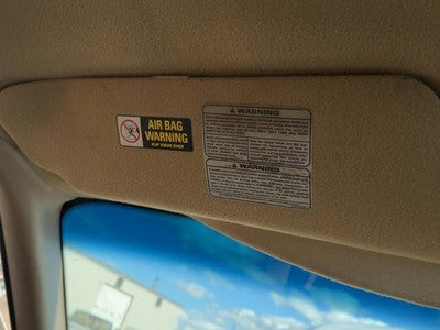 1999 Ford F150 Driver Left Sun Visor Oem Tan Ex