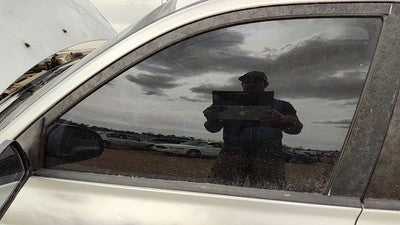 2001-06 Hyundai Elantra Driver Left Front Side Window Door Glass Oem 824102D010