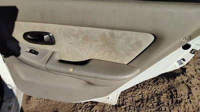 01-03 Hyundai Elantra Passenger Right Rear Inside Door Trim Panel Only Back Tan
