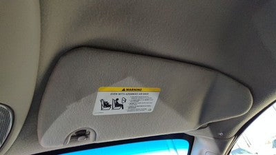 2004-2007 Town & Country Passenger Right Sun Visor Oem Gray D5 1Ar61bd1ab
