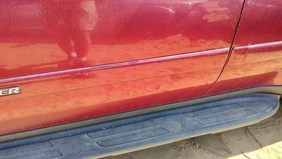 2002-04 Trail Blazer Driver Left Front Moulding From Door Trim Majestic Red 86U