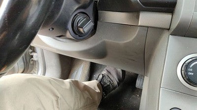 07-09 Sentra Lower Dash Under Column Knee Bolster Trim Panel Charcoal W 2.0L