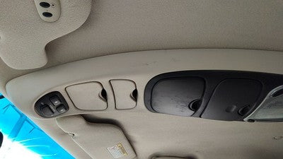 2000-03 Ford Windstar Center Overhead Console Oem Dome Light Map Lamp Cubby Tan