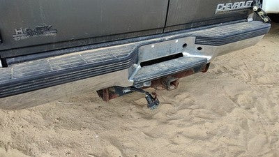 1992-1999 Chevy Suburban Chrome Rear Bumper With Mount Brackets Oem 999863