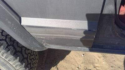 1985 Jeep Cherokee Passenger Right Rear Moulding On Quarter Panel Oem Gray