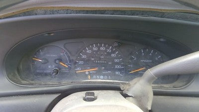 1998-1999 Ford Taurus Trim Bezel Around Speedometer Oem Dash Surround Panel Gray