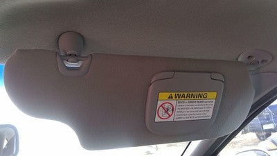 1998 Ford Taurus Passenger Right Sun Visor Oem Gray