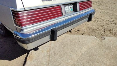 1980-1987 Mercury Grand Marquis Chrome Rear Bumper With Mount Brackets Oem
