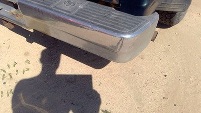 1987-1996 Dodge Dakota Chrome Rear Step Bumper With Brackets Oem 82400656