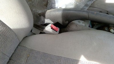 1998 Saturn Sw2 Passenger Right Front Seat Belt Buckle Receiver Oem Gray