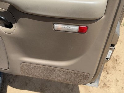 01 Suburban Passenger Right Rear Door Trim Panel With Switches Back Tan 52I