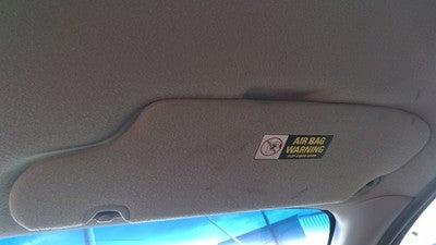1998 Ford Taurus Passenger Right Sun Visor Oem Gray