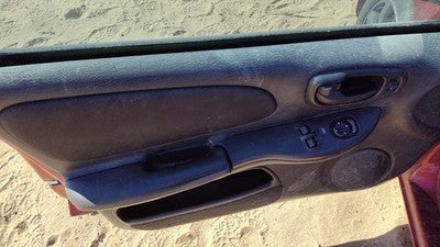 2003-2004 Dodge Neon Driver Left Front Door Trim Panel With Master Switch Black