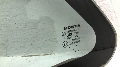 1996-00 Honda Civic Driver Left Rear Quarter Glass Back Side Window 2 Door Coupe
