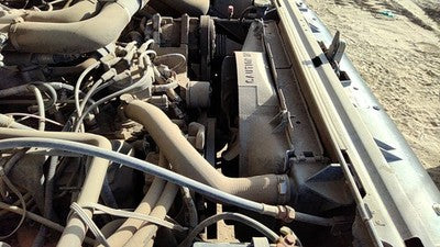 1989 F250 Pickup Radiator Cooling Fan Shroud Oem Plastic Housing 7.5L 460
