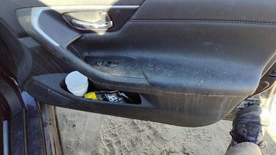 2015 Nissan Altima Passenger Right Front Inside Door Trim Panel Only Charcoal G