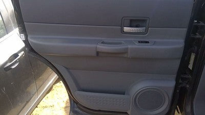 04-06 Dodge Durango Driver Left Rear Inside Door Trim Panel Only Back Gray D5
