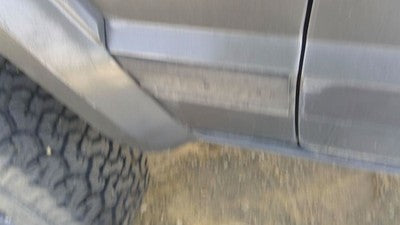 1985 Jeep Cherokee Driver Left Moulding From Fender Oem Trim Strip Gray