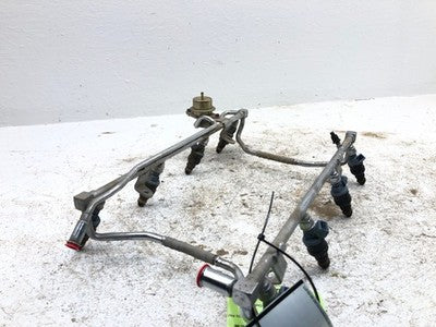 1991-1997 Ford F250 Complete Fuel Rail With Injectors Set Loaded Oem 7.5L 460