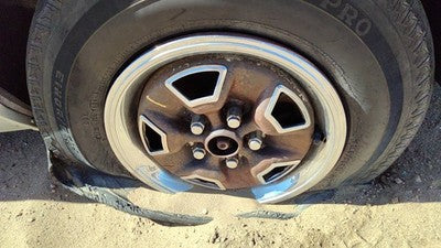 82-86 Firenza 13" Steel Wheel With Chrome Trim Factory Rim Super Stock #1