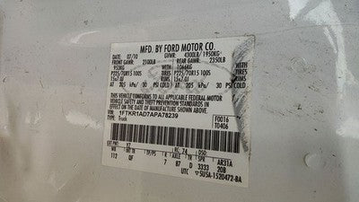 2010 Ford Ranger Complete Wiring Harness Behind Dash Oem 2.3L