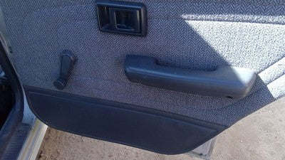 1990 Corolla Station Wagon Passenger Right Rear Inside Door Trim Panel Only Back