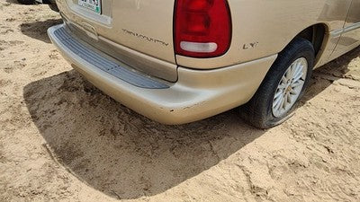 1996-2000 Chrysler Town & Country Rear Bumper Cover Assembly Oem Back Gold