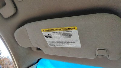 2010-2012 Ford Fusion Driver Left Sun Visor Oem Ae5z5404105aa