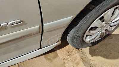 95-05 Pontiac Sunfire Passenger Right Moulding From Fender Trim Strip Silver 95U