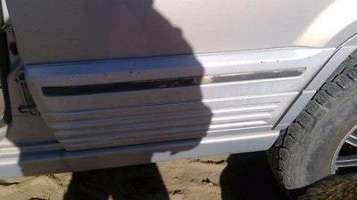 1994 Jeep Grand Cherokee Driver Left Rear Moulding From Door Back Trim Silver